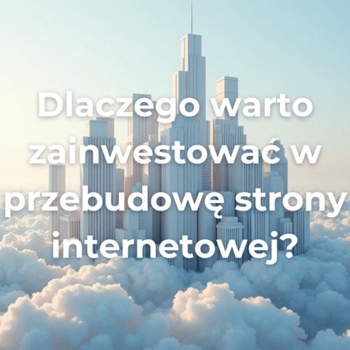 Przebudowa strony internetowej