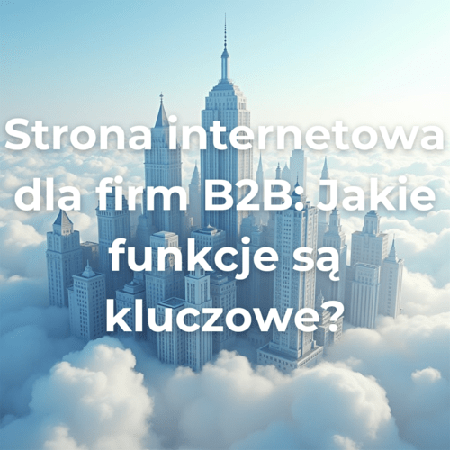 Strona internetowa dla firm B2B