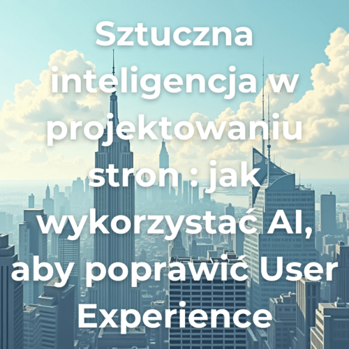 Sztuczna inteligencja w projektowaniu stron